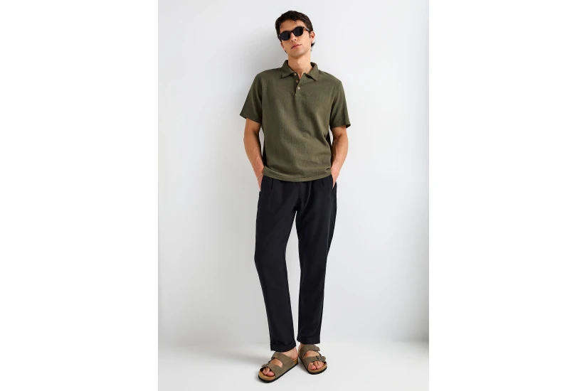 Funky Buddha Ανδρικό Παντελόνι Chino Μαύρο