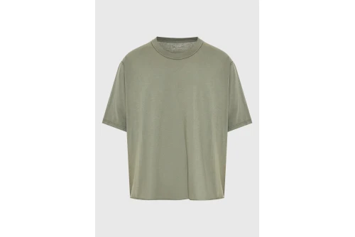 Funky Buddha The Essentials Oversized Cotton T-Shirt Ανδρικό (FBM013-008-04-DEEP-FOREST)