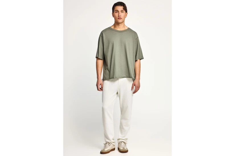 Funky Buddha The Essentials Ανδρικό Κοντομάνικο T-Shirt Χακί