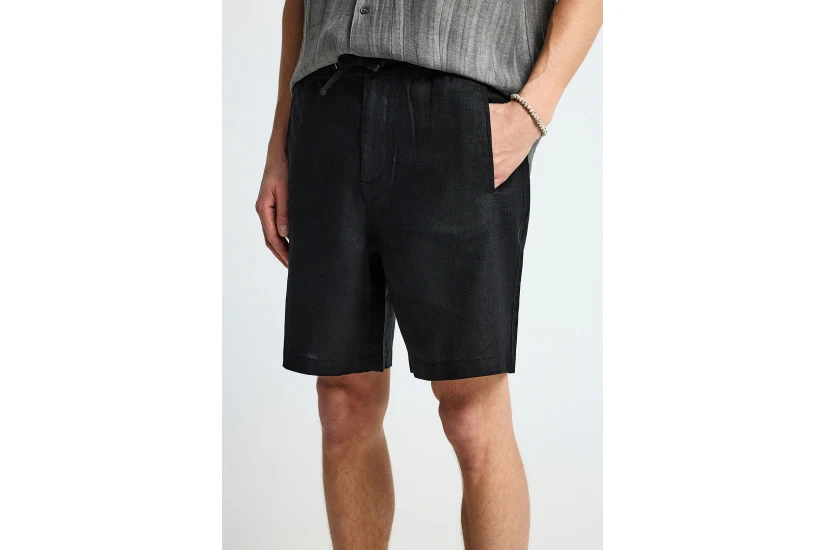 Funky Buddha Ανδρική Βερμούδα Chino Μαύρη