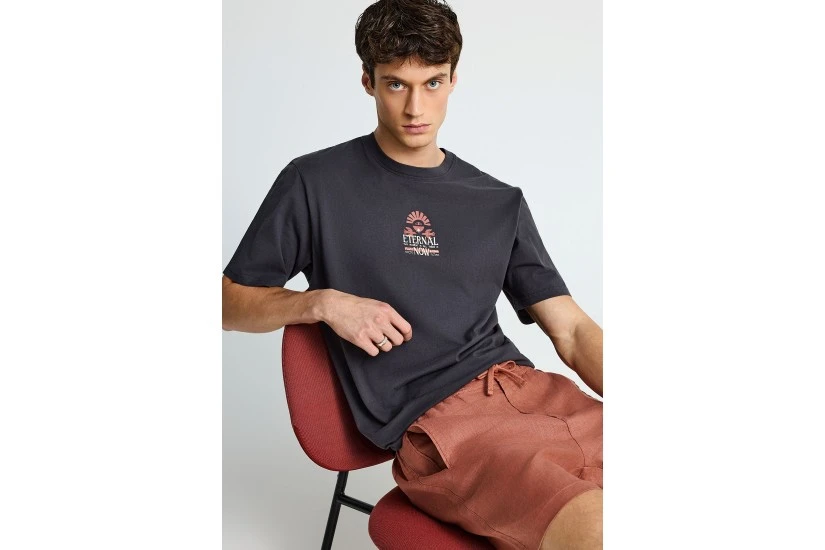 Funky Buddha Ανδρική Βερμούδα Chino Σομόν