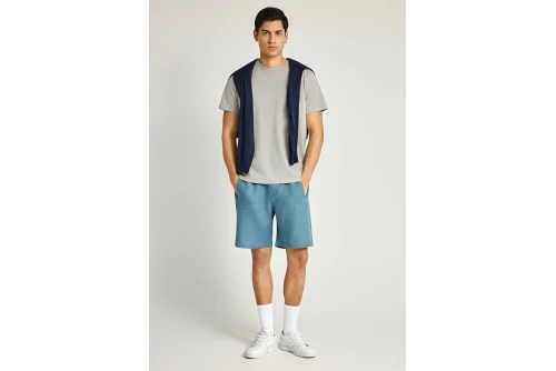 Funky Buddha Ανδρική Βερμούδα Chino (FBM013-009-03-INDIGO)
