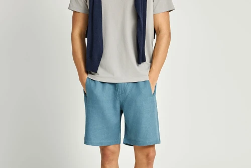 Funky Buddha Ανδρική Βερμούδα Chino (FBM013-009-03-INDIGO)