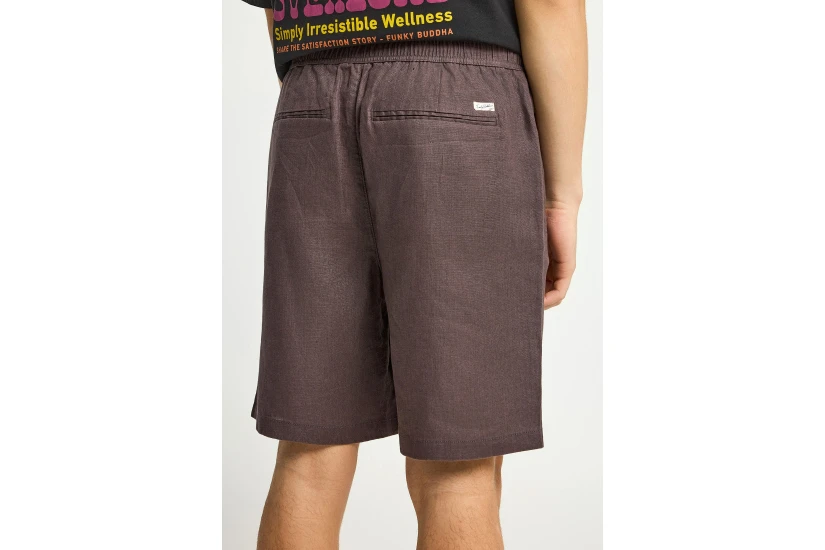Funky Buddha Ανδρική Βερμούδα Chino Καφέ