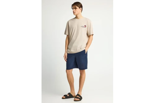 Funky Buddha Linen Βερμούδα Chino Ανδρική (FBM013-009-03-NAVY)