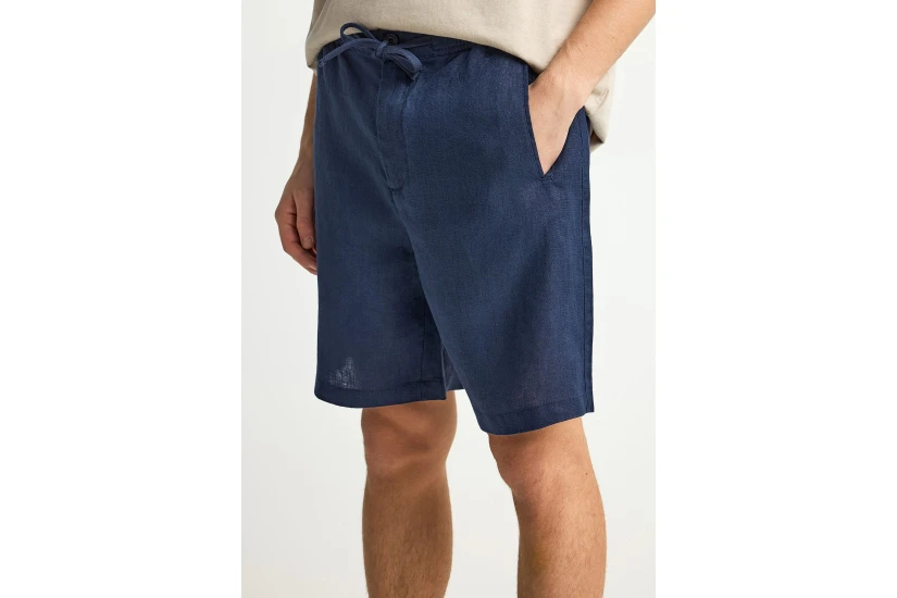 Funky Buddha Ανδρική Βερμούδα Chino Μπλε Σκούρο