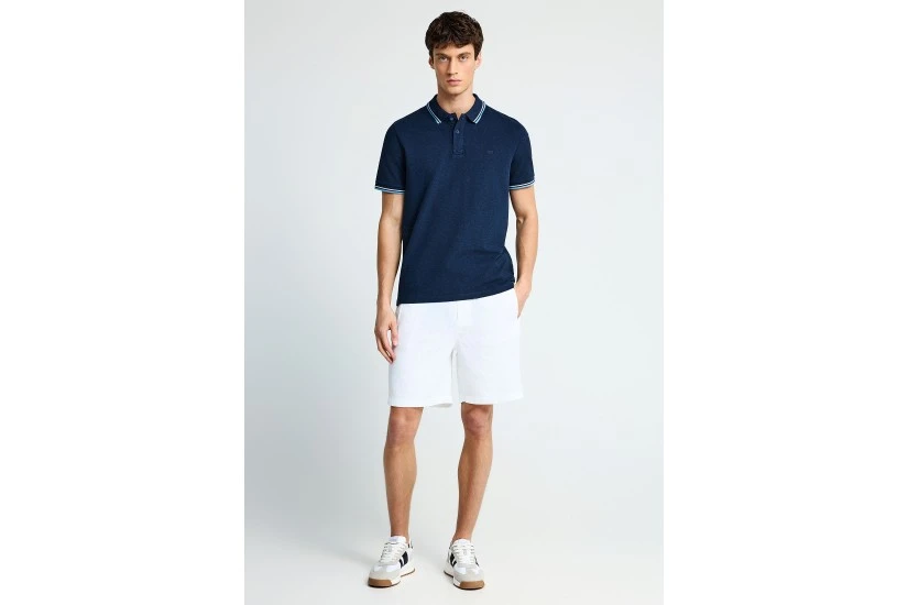 Funky Buddha Ανδρική Βερμούδα Chino Λευκή