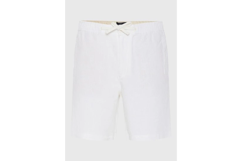 Funky Buddha Ανδρική Βερμούδα Chino Λευκή