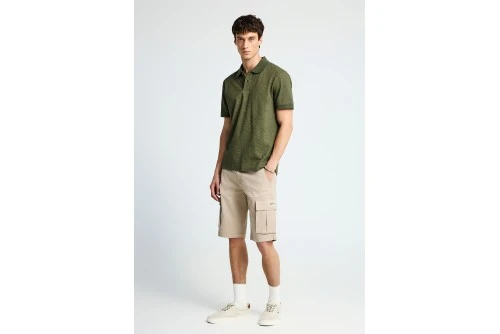 Funky Buddha Polo Ανδρικό (FBM013-009-11-DEEP-FOREST)