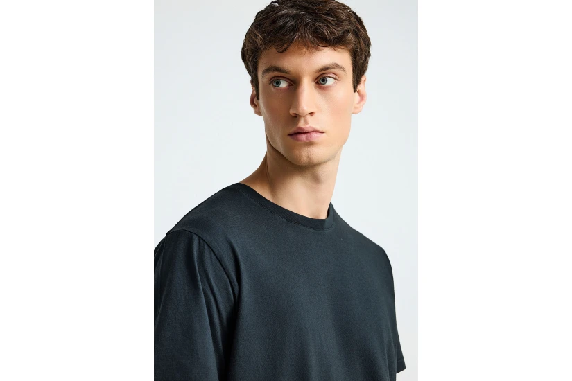 Funky Buddha The Essentials Ανδρικό Κοντομάνικο T-Shirt Μαύρο