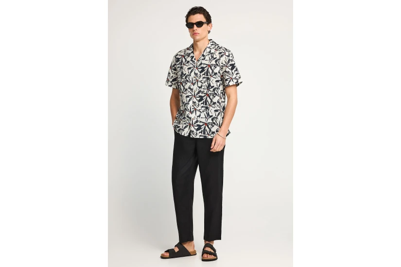 Funky Buddha Ανδρικό Παντελόνι Chino Μαύρο