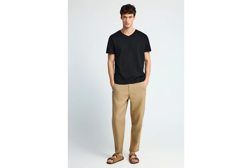 Funky Buddha Ανδρικό Παντελόνι Chino Μπεζ