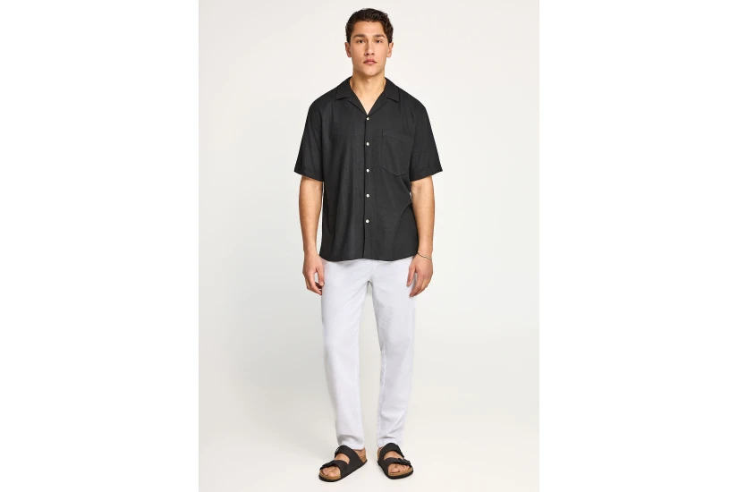 Funky Buddha Ανδρικό Παντελόνι Chino Λευκό