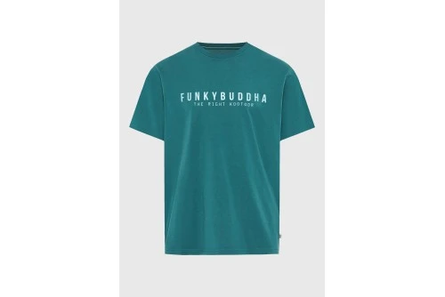 Funky Buddha Print T-Shirt Ανδρικό (FBM013-011-04-MEDITERRANEA)