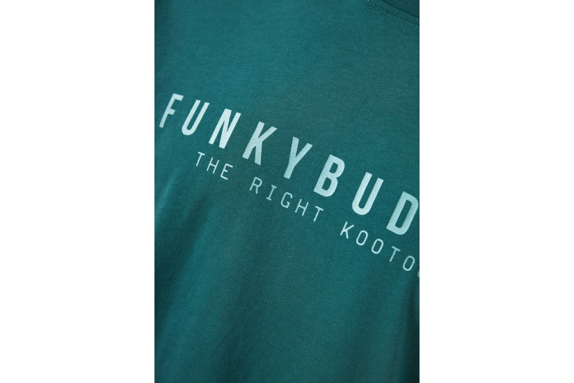 Funky Buddha Ανδρικό Κοντομάνικο T-Shirt Πετρόλ