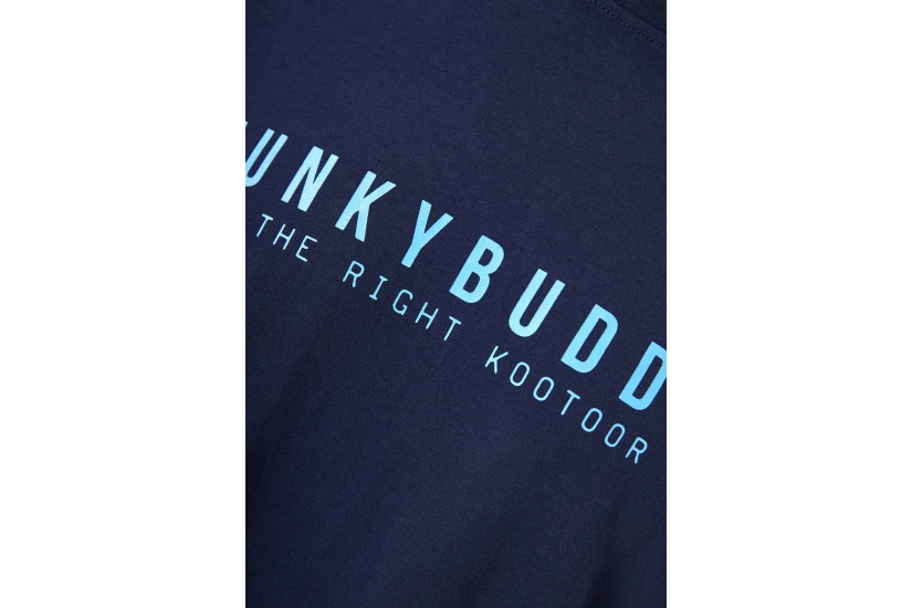Funky Buddha Ανδρικό Κοντομάνικο T-Shirt Μπλε Σκούρο