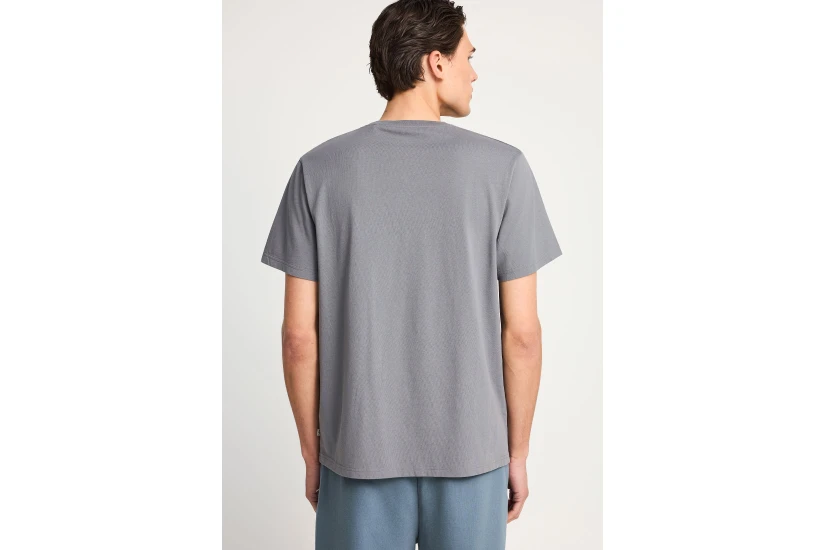Funky Buddha Ανδρικό Κοντομάνικο T-Shirt Γκρι