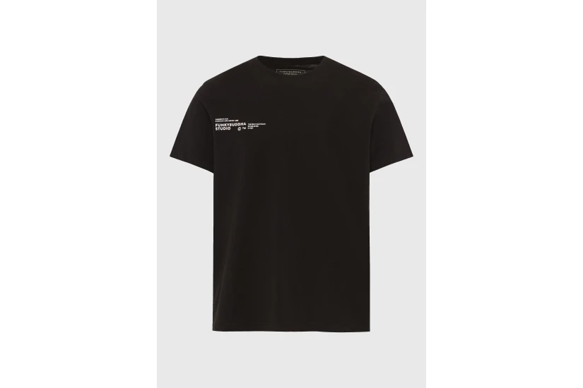 Funky Buddha Ανδρικό Κοντομάνικο T-Shirt Μαύρο