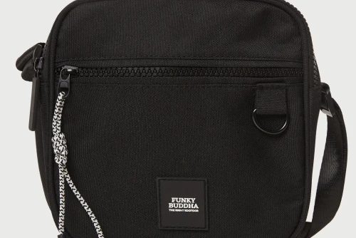 Funky Buddha Τσαντάκι Χιαστί - Ώμου (FBM013-013-10-BLACK)