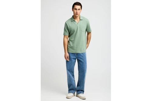 Funky Buddha The Basics Polo Ανδρικό (FBM013-013-11-SAGE-GREEN)