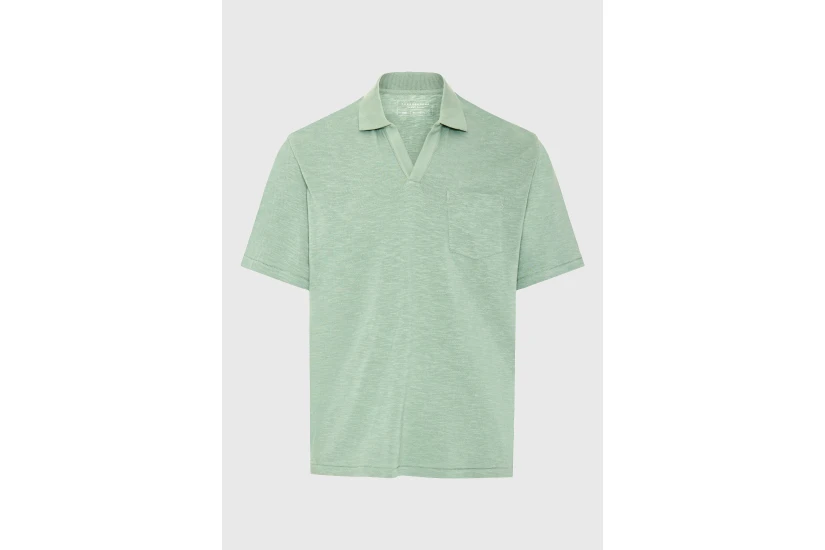 Funky Buddha The Basics Ανδρικό Κοντομάνικο Polo T-Shirt Μέντα