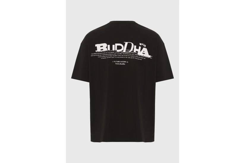 Funky Buddha Ανδρικό Κοντομάνικο T-Shirt Μαύρο