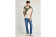 Funky Buddha Ανδρικό Κοντομάνικο T-Shirt Μπεζ