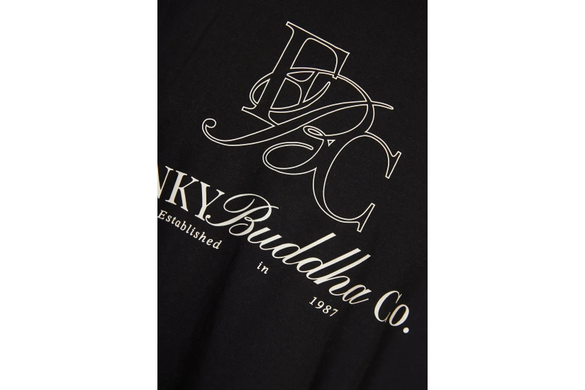 Funky Buddha Ανδρικό Κοντομάνικο T-Shirt Μαύρο