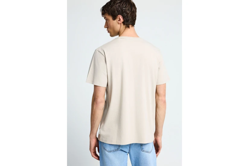 Funky Buddha Ανδρικό Κοντομάνικο T-Shirt Μπεζ