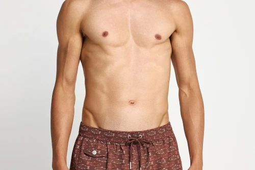 Funky Buddha Μαγιό Σορτς Ανδρικό (FBM013-029-16-BRUNETTE)