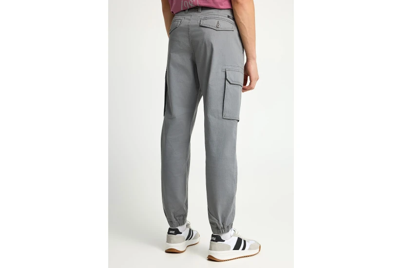 Funky Buddha Ανδρικό Παντελόνι Cargo Γκρι