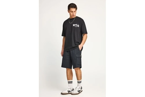 Funky Buddha Ανδρική Βερμούδα Cargo (FBM013-030-03-BLACK)