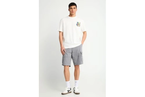 Funky Buddha Ανδρική Βερμούδα Cargo (FBM013-030-03-STEEL-GREY)