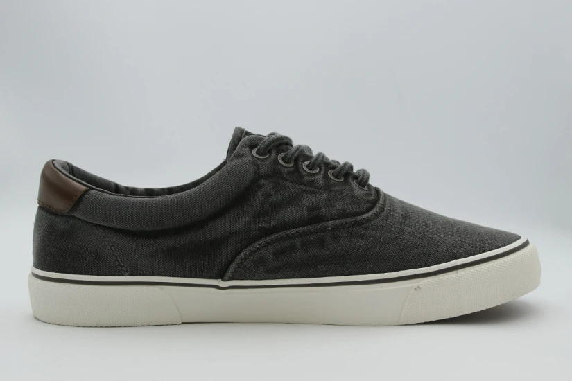 Funky Buddha Ανδρικά Sneakers Γκρι Σκούρο, Λευκά