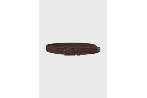 Funky Buddha Canvas Ζώνη Casual (FBM013-031-10-BROWN)