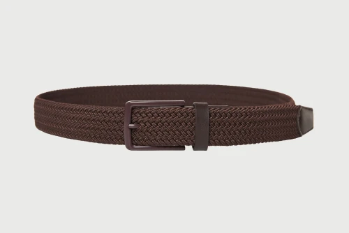 Funky Buddha Canvas Ζώνη Casual (FBM013-031-10-BROWN)