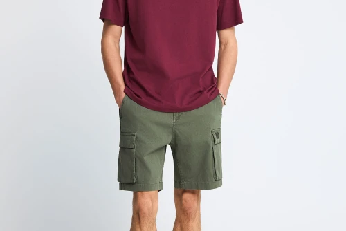 Funky Buddha Βερμούδα Cargo Ανδρική (FBM013-032-03-DEEP-FOREST)