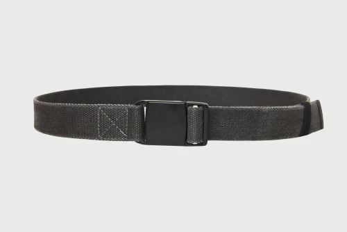 Funky Buddha Canvas Ζώνη Casual (FBM013-037-10-BLACK)