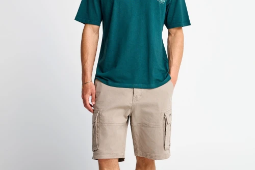 Funky Buddha Ανδρική Βερμούδα Cargo (FBM013-038-03-GREIGE)