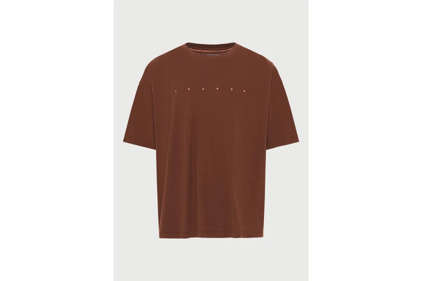 Funky Buddha Ανδρικό Κοντομάνικο T-Shirt Καφέ