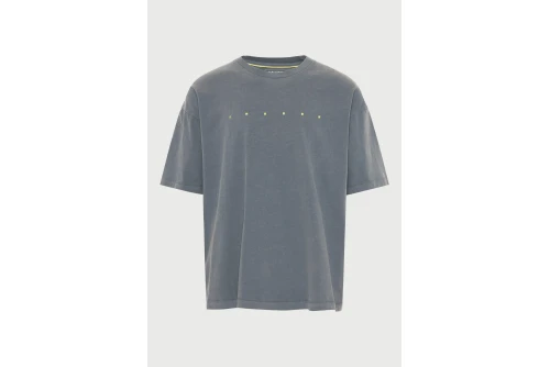 Funky Buddha Print On The Back T-Shirt Ανδρικό (FBM013-039-04-DK-GREY)