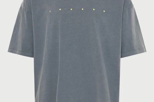 Funky Buddha Print On The Back T-Shirt Ανδρικό (FBM013-039-04-DK-GREY)