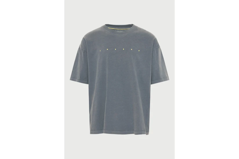 Funky Buddha Ανδρικό Κοντομάνικο T-Shirt Γκρι Σκούρο