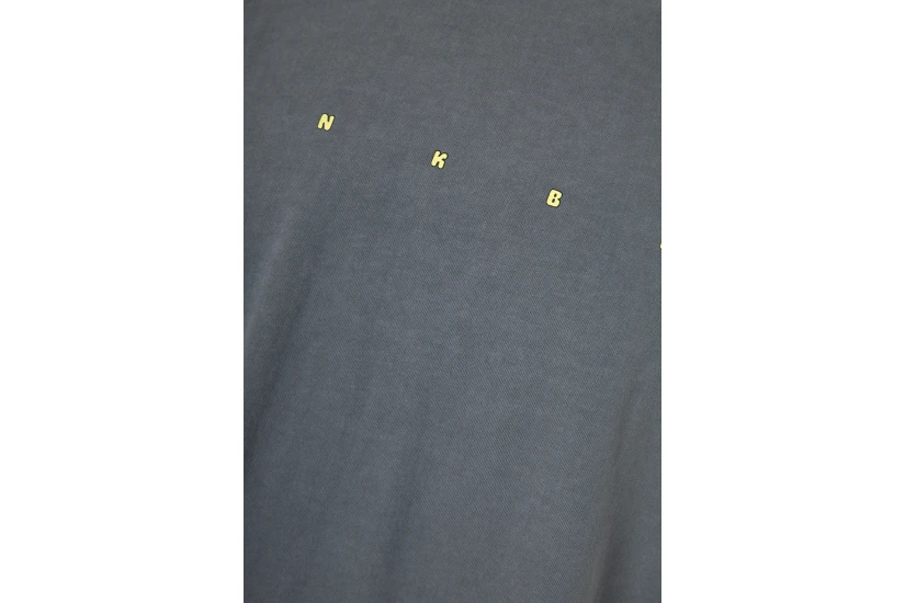 Funky Buddha Ανδρικό Κοντομάνικο T-Shirt Γκρι Σκούρο