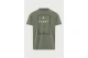 Funky Buddha Ανδρικό Κοντομάνικο T-Shirt Χακί, Εκρού, Κίτρινο