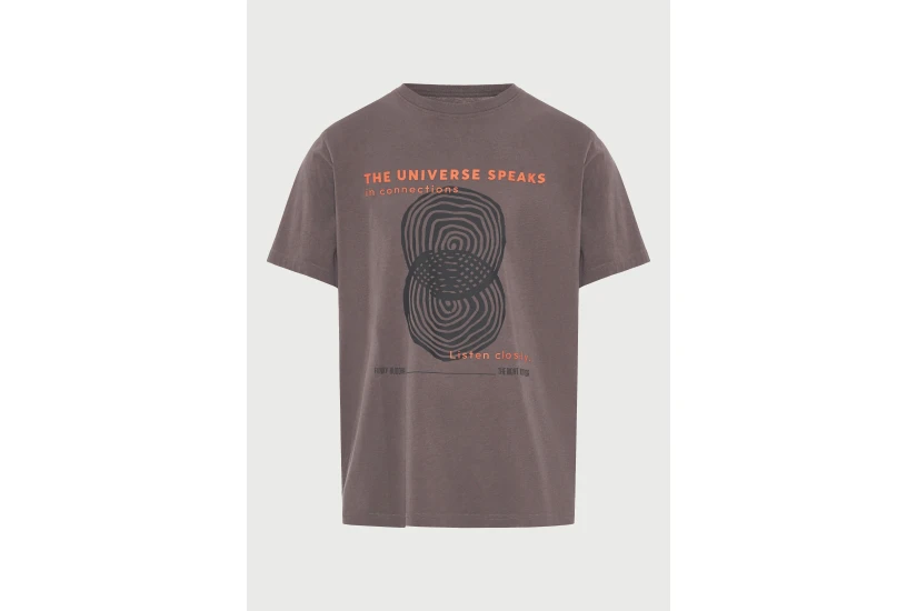 Funky Buddha Ανδρικό Κοντομάνικο T-Shirt Καφέ