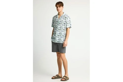 Funky Buddha Ανδρική Βερμούδα Chino (FBM013-046-03-DK-GREY)