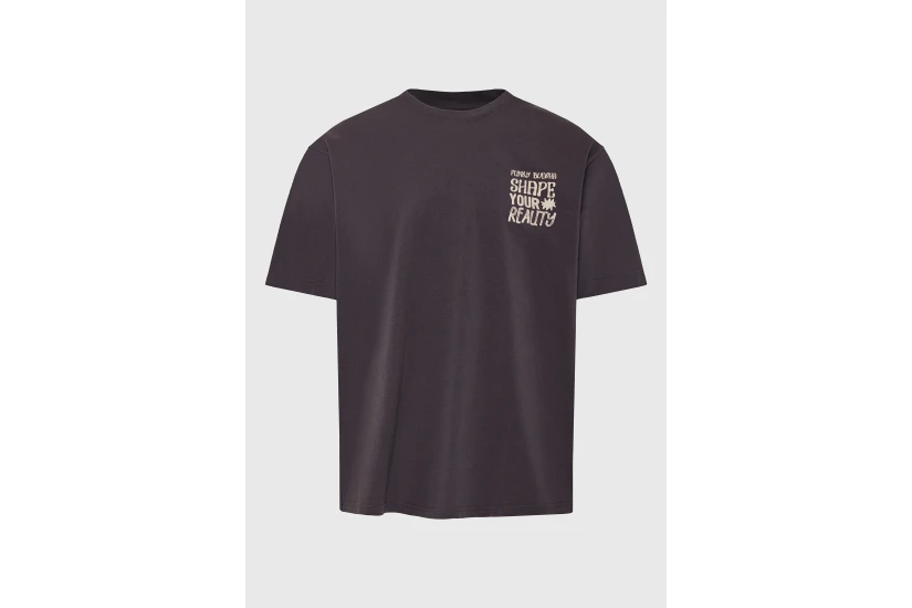 Funky Buddha Ανδρικό Κοντομάνικο T-Shirt Ανθρακί