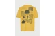 Funky Buddha Ανδρικό Κοντομάνικο T-Shirt Κίτρινο