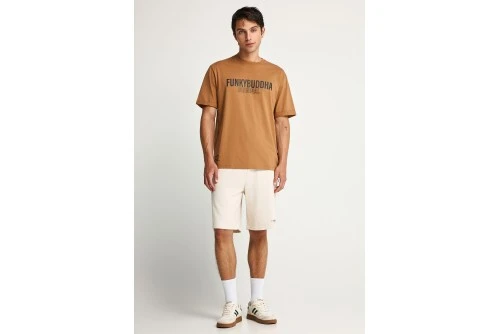 Funky Buddha Essential Βερμούδα Αθλητική Ανδρική (FBM013-050-03-CLOUD-CREAM)